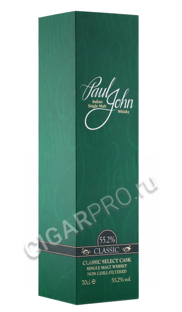 подарочная упаковка виски paul john classic select cask 0.7л