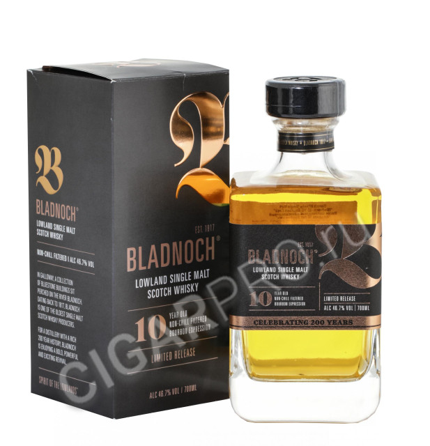 bladnoch single malt 10 years old купить шотландский виски блэднок 10 лет бурбон каск цена