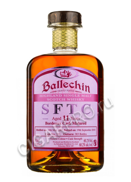 виски edradour ballechin №7 bordeaux cask matured 0.5 l