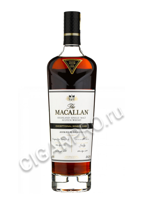 виски macallan exceptional single cask №5542 22 years 0.7 l