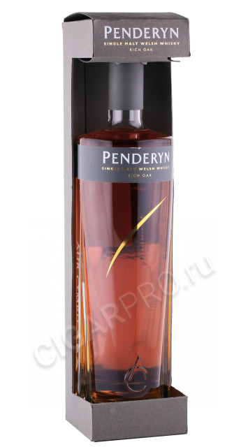 подарочная упаковка виски penderyn rich oak 0.7л