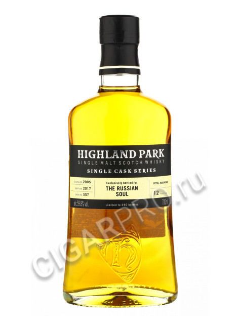 виски highland park single cask 12 years 0.7 l