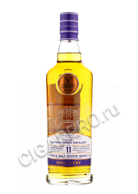 виски gordon & macphail discovery bunnahabhain 11 years 0.7 l