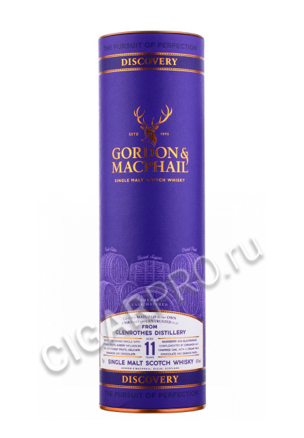 подарочная упаковка gordon & macphail discovery glenrothes 11 years 0.7 l