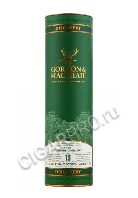 подарочная упаковка gordon & macphail discovery tormore 13 years 0.7 l