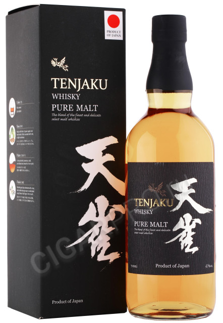 виски tenjaku pure malt 0.7л в подарочной упаковке