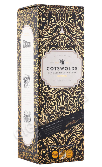 подарочная упаковка виски cotswolds single malt 0.7л