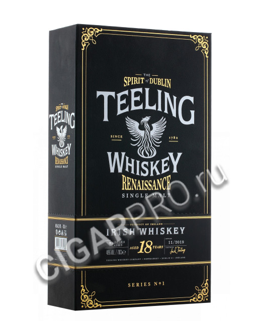 подарочная коробка teeling renaissance series 18 yo