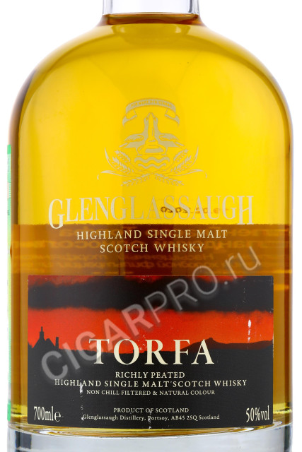 этикетка glenglassaugh torfa 0.7л