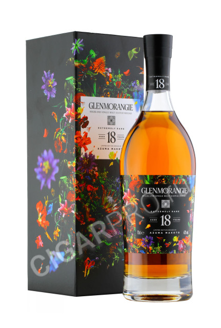 glenmorangie extremely rare 18 years old limited edition design by azuma makoto купить виски односолод гленморанджи 18 лет азума макото 0.7л в подарочной упаковке цена