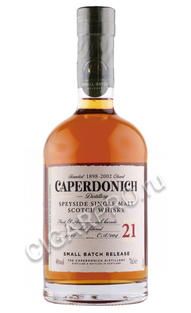 виски caperdonich 21 years old 0.7л