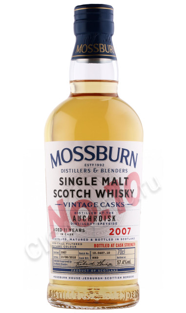 виски mossburn vintage casks №.10 auchroisk 0.7л