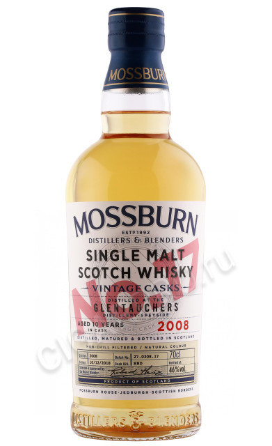 виски mossburn vintage casks №17 glentauchers 0.7л