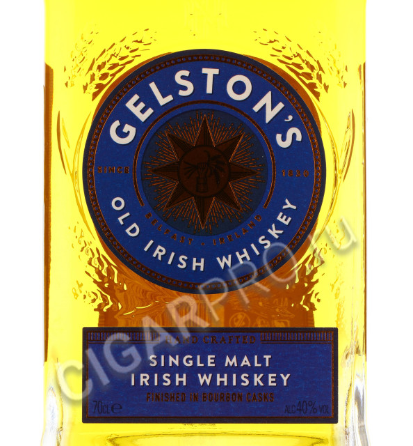 этикетка gelstons single malt