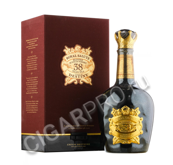 chivas royal salute stone of destiny 38 years купить виски чивас роял салют стоун оф дестини 38 лет цена