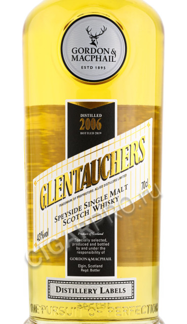 этикетка gordon & macphail glentauchers 2006