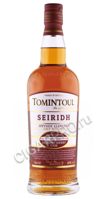 виски tomintoul seiridh 0.7л