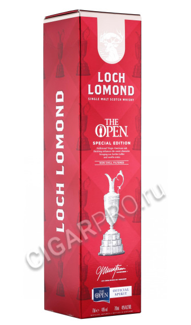 подарочная упаковка виски loch lomond the open special edition 0.7л