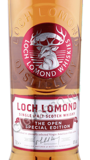 этикетка виски loch lomond the open special edition 0.7л