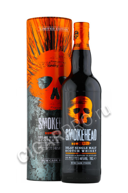 smokehead rum rebel купить виски смоукхед ром ребэл 0.7л цена