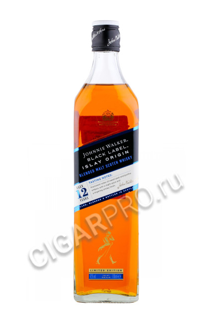 johnnie walker black label 12 years old islay origin 0.7л