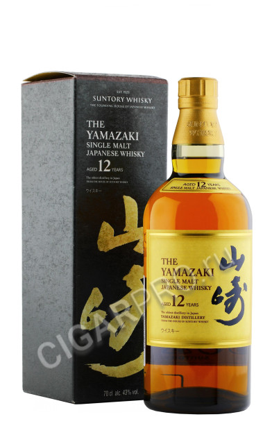 suntory yamazaki 12 years виски ямазаки 12 лет 0.7л в подарочной упаковке