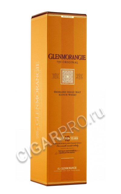 подарочная упаковка виски glenmorangie original 10 years 1л