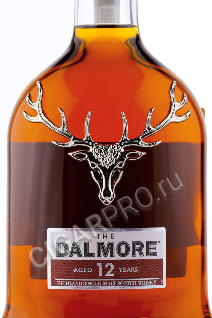 этикетка dalmore 12 years old 0.7л