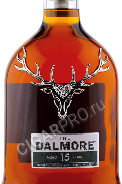 этикетка dalmore 15 years old 0.7л