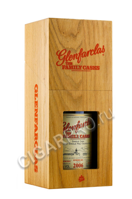 подарочная упаковка glenfarclas family casks 2006 0.7л