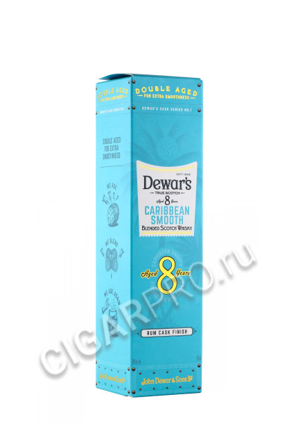 Виски Dewars Caribbean Smooth 8 Years Old, - купить виски Дюарс 8 лет ...