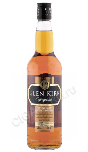 виски glen kirk 12 years old speyside 0.7л