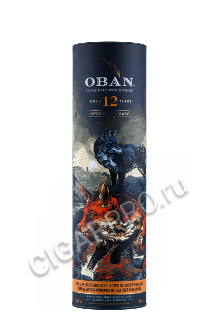 подарочная упаковка виски oban 12 years old 0.7л