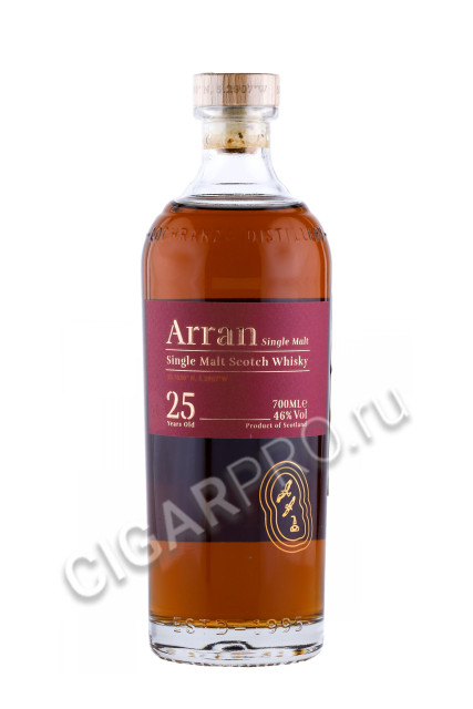 виски arran 25 years old 0.7л