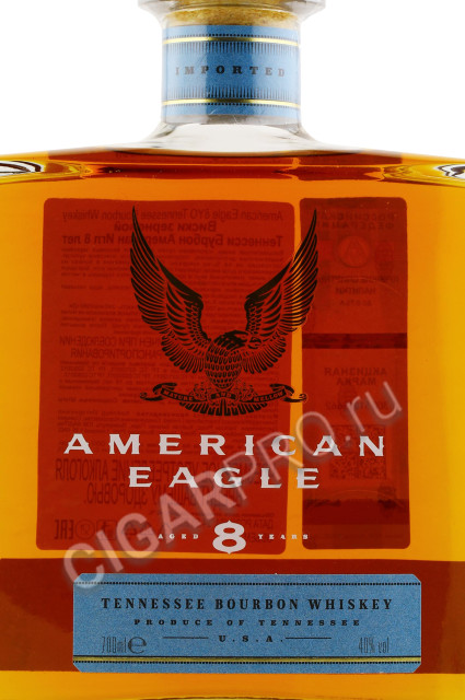 этикетка american eagle 8 years 0.7л