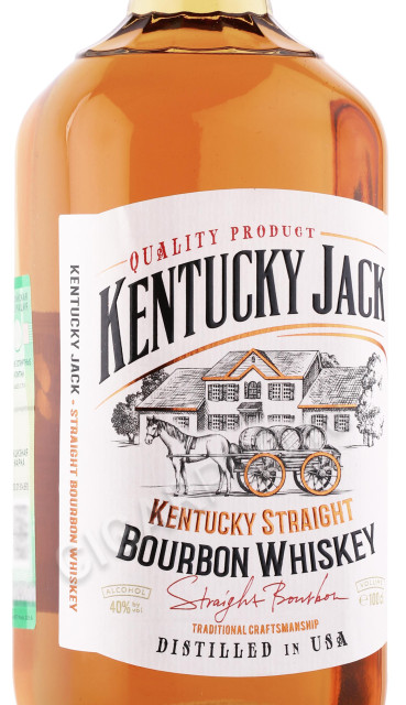 этикетка виски kentucky jack 1л
