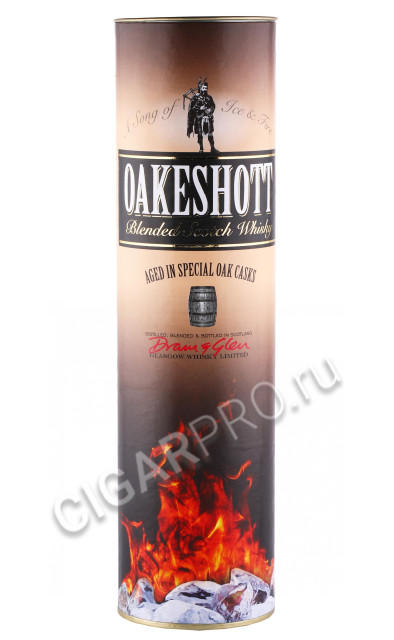 подарочная туба виски oakeshott 0.5л