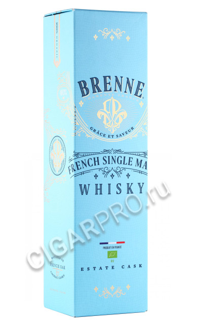 подарочная упаковка виски brenne french single malt 0.7л