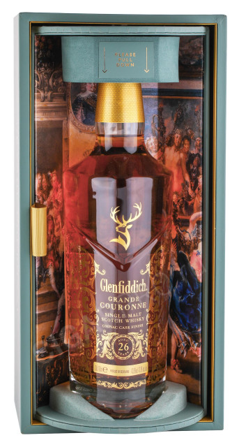 подарочная упаковка виски glenfiddich grande couronne 26 years old 0.7л