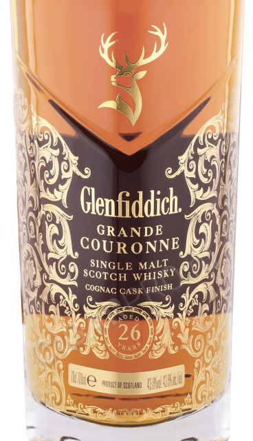 этикетка виски glenfiddich grande couronne 26 years old 0.7л