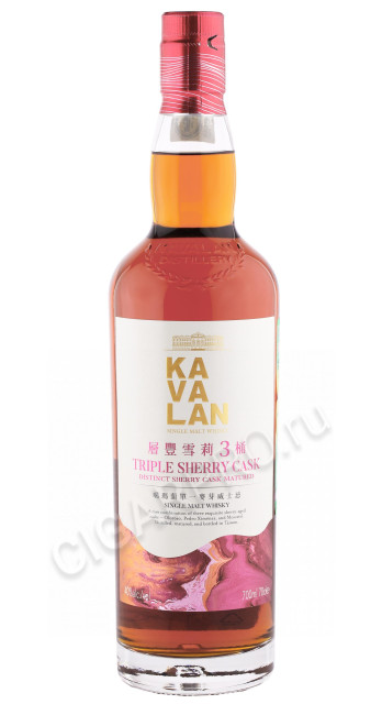 виски kavalan triple sherry cask 0.7л