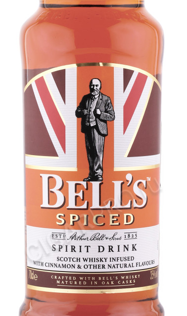 этикетка виски bells spiced 0.7л