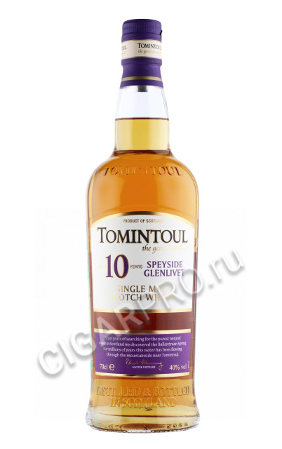 виски tomintoul speyside glenlivet 10 years 0.7л