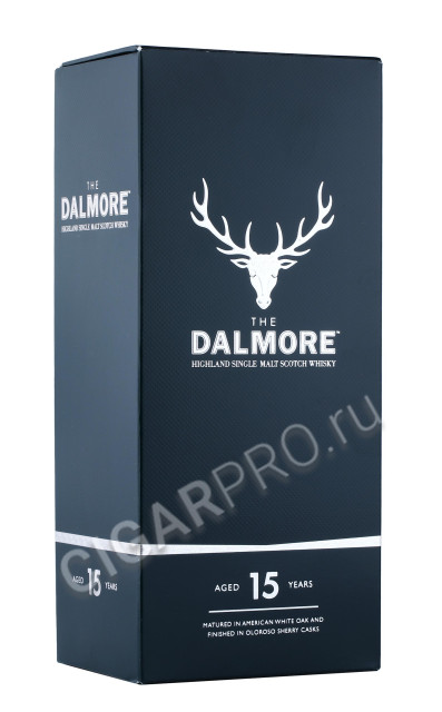 подарочная упаковка виски dalmore 15 years old 0.7л