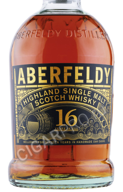 этикетка виски aberfeldy 16 years 0.7л