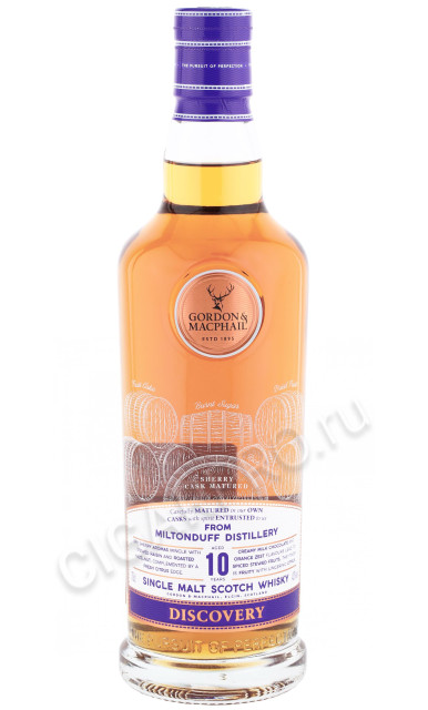 виски gordon & macphail discovery miltonduff 10 years 0.7л