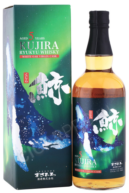 виски kujira ryukyu 5 years white oak virgin cask 0.7л в подарочной упаковке