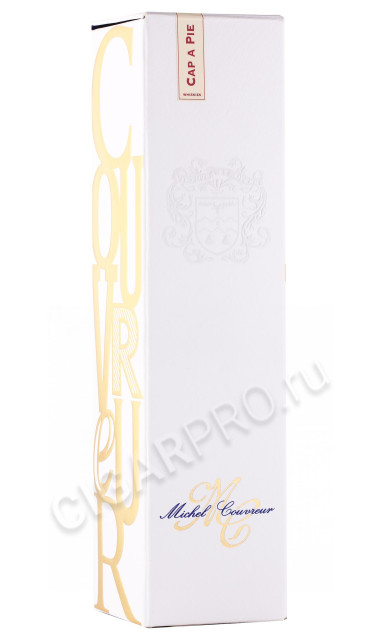 подарочная упаковка виски michel couvreur cap a pie 0.7л