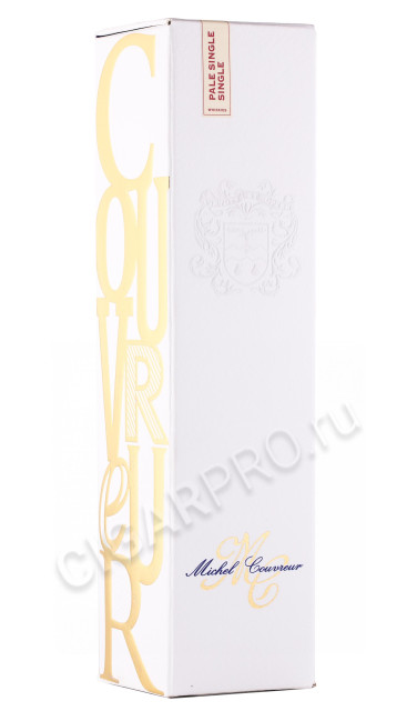 подарочная упаковка виски michel couvreur pale single single 0.7л