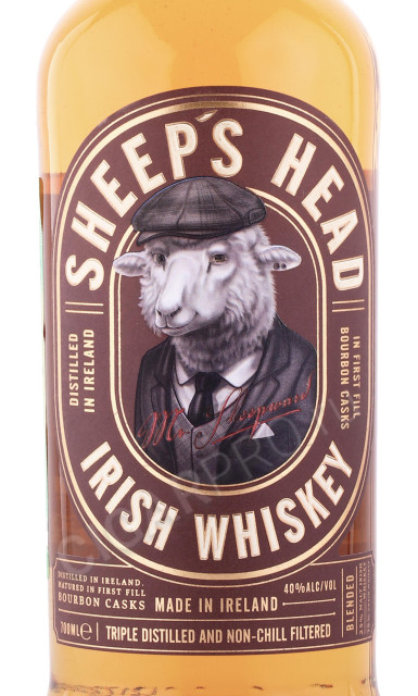 этикетка виски sheeps head 0.7л